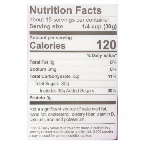 Wholesome Sweeteners Powdered Sugar - Organic and Natural - Case of 6 lbs Perspective: top