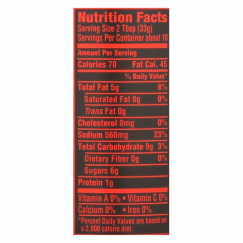 House of Tsang Bangkok Padang Peanut Sauce - Case of 6 - 11.5 oz. Perspective: top