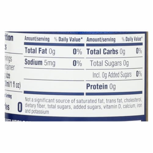 Torani - Coffee Syrup - Sugar Free Vanilla - Case of 4 - 12.7 fl oz. Perspective: top