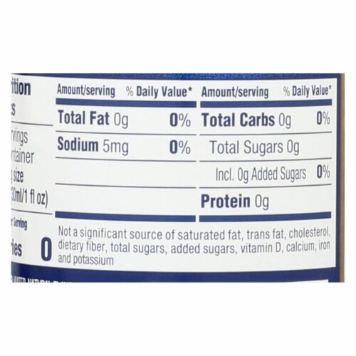 Torani - Coffee Syrup - Sugar Free Vanilla - Case of 4 - 12.7 fl oz. Perspective: top
