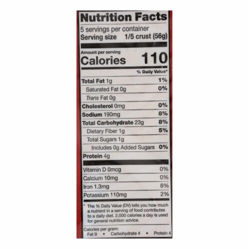 Rustic Crust - Pizza Crust Cauliflower - Case of 8 - 9 oz. Perspective: top