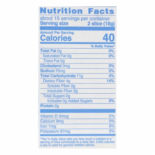 Wasa Crispbread Light Rye - Case of 12 - 9.5 oz. Perspective: top