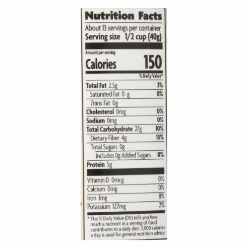 Nature's Path Oats - Old Fashioned - Case of 6 - 18 oz. Perspective: top