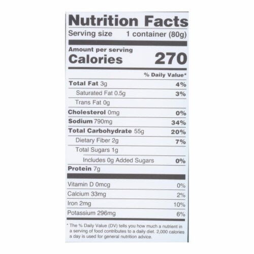 Lotus Foods Ramen - Organic - Jade Pearl Rice - with Miso Soup - 2.8 oz - case of 10 Perspective: top