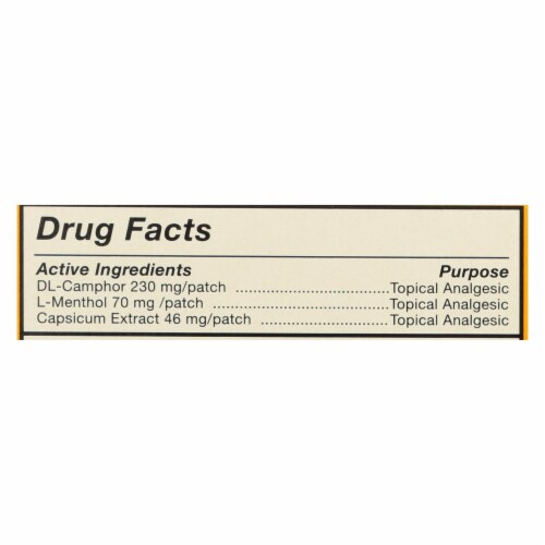 Tiger Balm Pain Relieving Large Patches - Case of 6 - 4 Pack Perspective: top