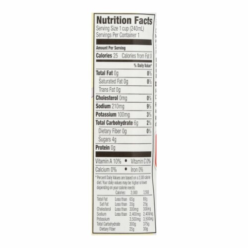 Kitchen Basics Vegetable Stock - Case of 12 - 8.25 Fl oz. Perspective: top