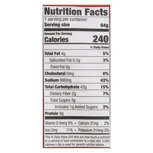 Mike's Mighty Good Vegetarian Kimchi Ramen Soup - Case of 7 - 2.3 oz. Perspective: top
