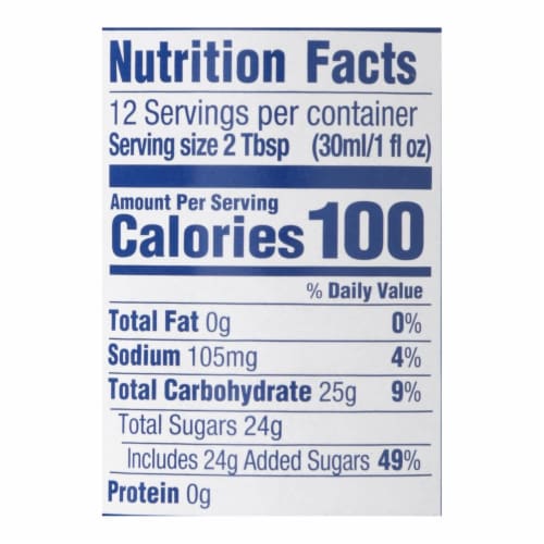 Torani - Coffee Syrup - Salted Caramel - Case of 4 - 12.7 fl oz. Perspective: top