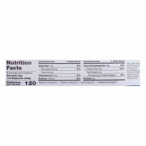 Schar Baguettes Gluten Free - Case of 6 - 12.3 oz. Perspective: top