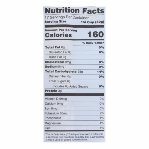 Lotus Foods Organic - Rice - White - Jasmine - Case of 6 - 30 oz. Perspective: top