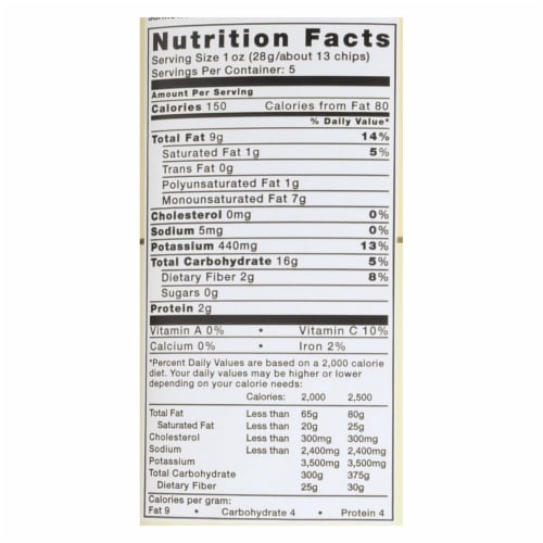 Kettle Brand Potato Chips - Unsalted - Case of 15 - 5 oz. Perspective: top