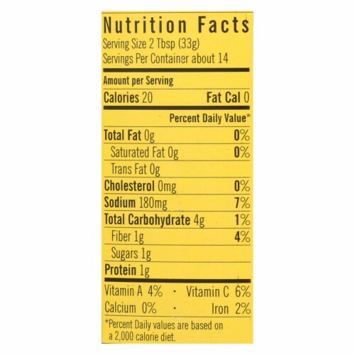 Desert Pepper Trading - Medium Corn Black Bean Red Pepper Salsa - Case of 6 - 16 oz. Perspective: top