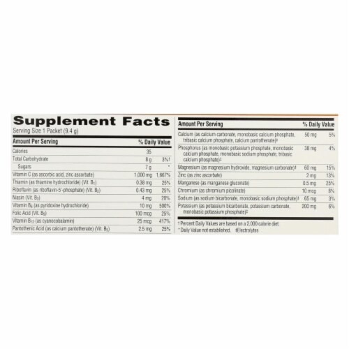 Alacer - Emergen-C Vitamin C Fizzy Drink Mix Tangerine - 1000 mg - 30 Packets Perspective: top
