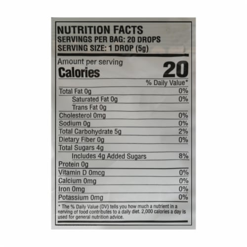 Honees Cough Drops - Extra Large - Menthol - 20 Count Perspective: top