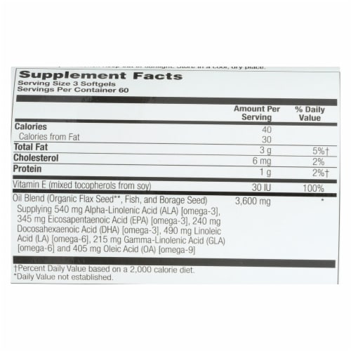 Natural Life Pet Products - Total Efa 1200 Mg - 1 Each-180 SGEL Perspective: top