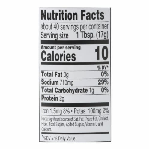 San - J Tamari Soy Sauce - Reduced Sodium - Case of 6 - 20 Fl oz. Perspective: top