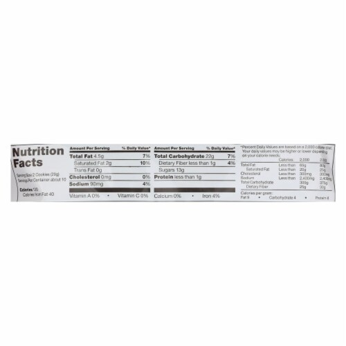 Glutino Vanilla Creme Cookies - Case of 12 - 10.5 oz. Perspective: top