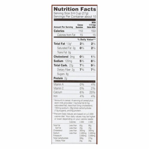 Annie's™ Cocoa Bunnies Organic Cereal Perspective: top