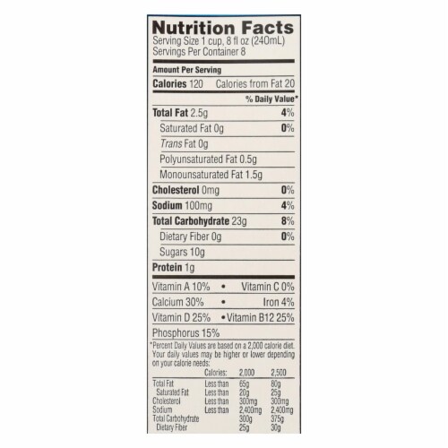 Rice Dream Original Rice Drink - Enriched Organic - Case of 8 - 64 Fl oz. Perspective: top