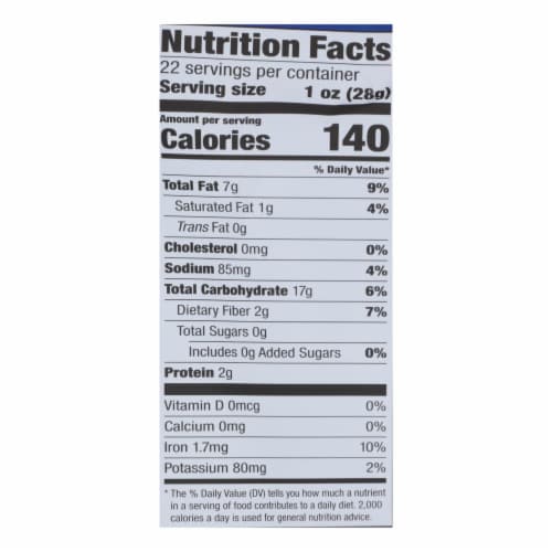 Garden of Eatin' Blue Corn Tortilla Chips Perspective: top