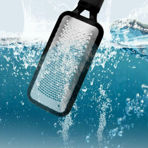 Handheld Cheese Grater Lemon Zester Ginger Fine Shredder Scraper Rasp File Tool Perspective: top