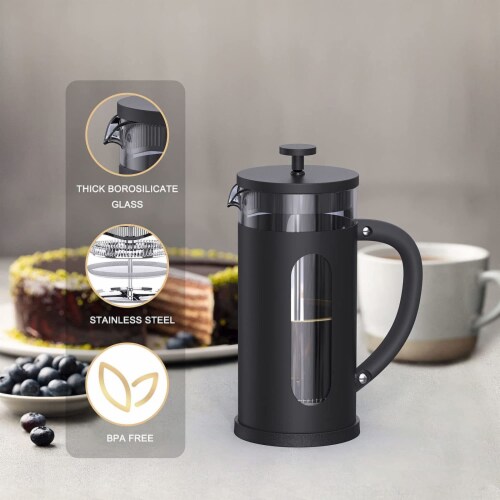 RAINBEAN Mini French Press 12 oz, Small French Press Coffee Maker 1000 ml,  1 Pack - Kroger