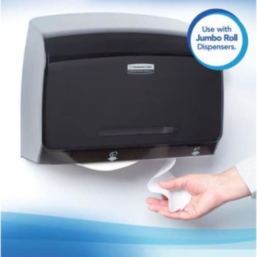 Essential 100% Recycled Fiber JRT Bathroom Tissue Perspective: top