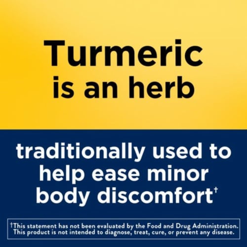 Sleep & Soothe Aches with Melatonin 5mg and Turmeric Capsules; 50 Count Perspective: top
