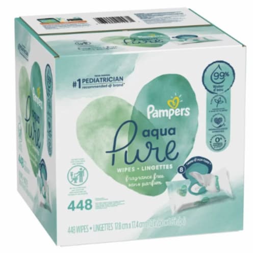 Huggies - Pack de 3 - Huggies - PURE - Lingette bébé x 56