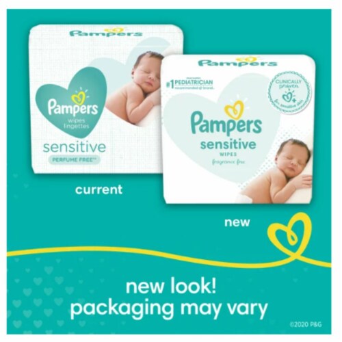 Lingettes Pampers Sensitive - Pampers