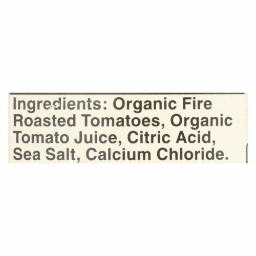 Muir Glen Organic Diced Fire Roasted Tomato - Tomato - Case of 12 - 28 oz. Perspective: top