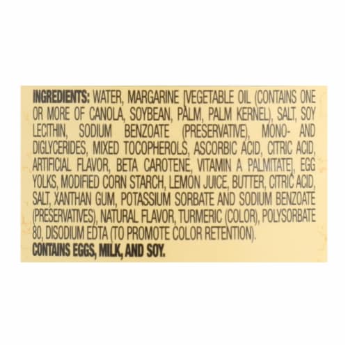 Reese Hollandaise Sauce - Case of 12 - 7.5 OZ Perspective: top