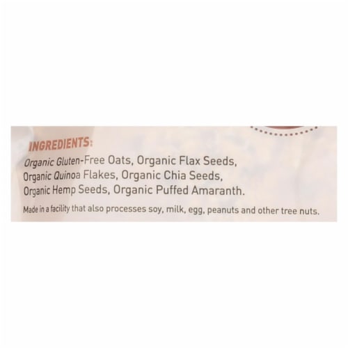 Purely Elizabeth Oatmeal - Organic - Ancient Grain - Original - 10 oz - case of 6 Perspective: top