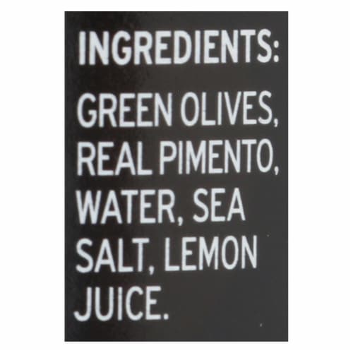 Gaea Stuffed Green Olives With Real Pimento - Case of 8 - 6 OZ Perspective: top