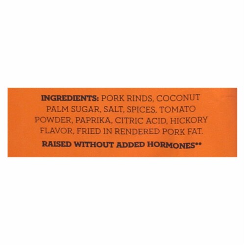 4505 - Pork Rinds - Chicharones - Smokehouse BBQ - Case of 12 - 2.5 oz Perspective: top