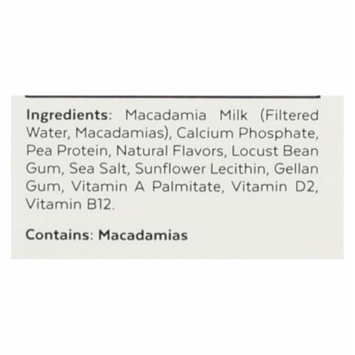 Milkadamia Macadamia Milk With Unsweetened Vanilla - Case of 6 - 32 FZ Perspective: top