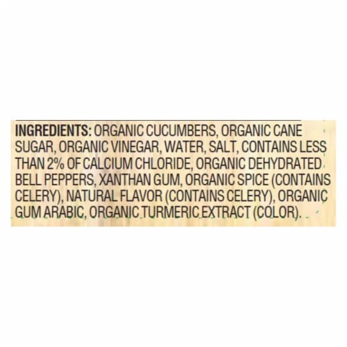 Woodstock Organic Sweet Relish - Case of 12 - 16 OZ Perspective: top
