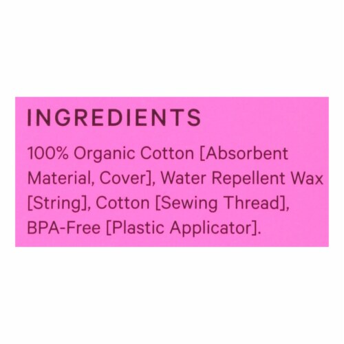 The Honey Pot - Regular Tampon Plst Applicator Unsent - 1 Each-18 CT Perspective: top