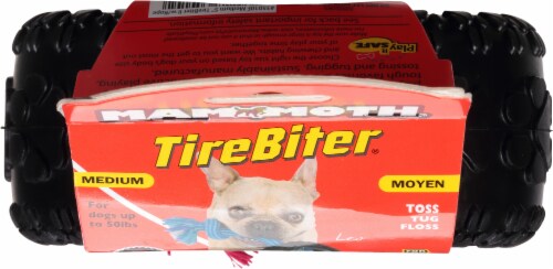 Tirebiter Medium Rope Dog Toy Perspective: top