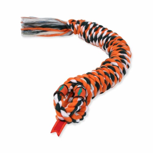 Mammoth® Pet Products Snakebiter Shorty Dog Toy - Multicolor Perspective: top
