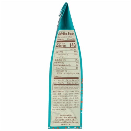 Ghirardelli® Easter Milk Chocolate Caramel Bunnies Easter Candy Perspective: top