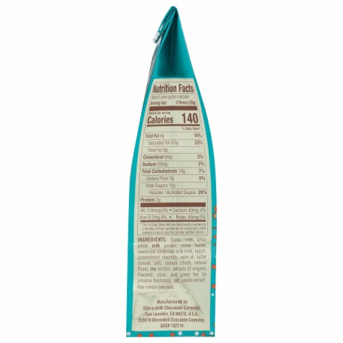 Ghirardelli® Easter Milk Chocolate Caramel Bunnies Easter Candy Perspective: top