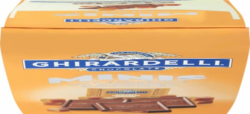 Ghirardelli® Caramel Filled Milk Chocolate Minis Perspective: top
