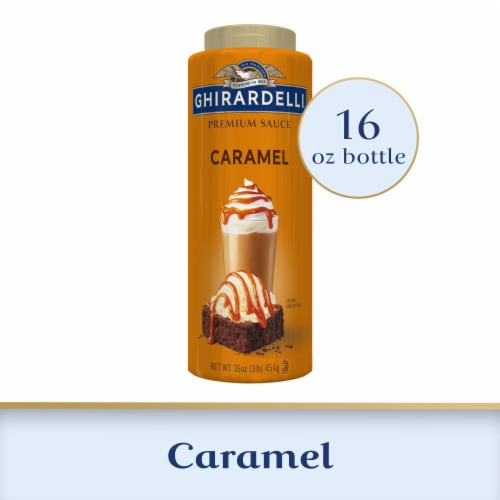 Ghirardelli® Premium Caramel Sauce Perspective: top