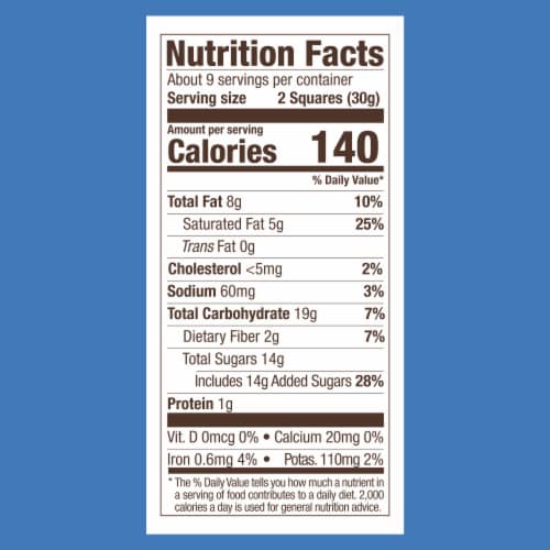 Ghirardelli® Dark Chocolate Sea Salt Caramel Squares Holiday Candy Bag Perspective: top