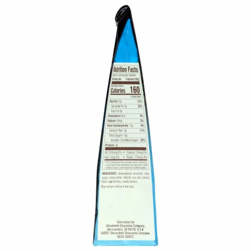 GHIRARDELLI Sea Salt with 60% Cacao Dark Chocolate Perspective: top