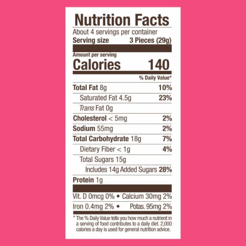 Ghirardelli® Chocolate Caramel Collection Hearts Valentine's Candy Perspective: top