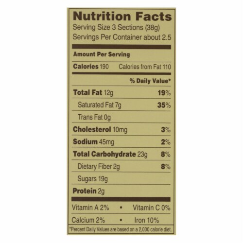 Ghirardelli® Intense Dark Toffee Interlude Chocolate Bar Perspective: top