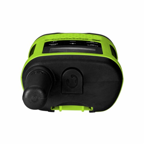 Motorola Talkabout T600 Two-Way Radios - Green/Black Perspective: top