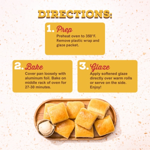 Texas Roadhouse Mini Rolls with Honey Cinnamon Glaze Perspective: top